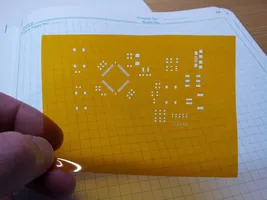 Polyamide stencil